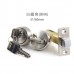 輔助鎖 EVER 門鎖 咖啡黑 白鐵色 黑色 LK01 ORB BNA CB 42mm 小套盤 日規門鎖【裝置距離60MM】