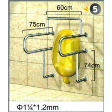 不銹鋼安全扶手-5 (1.2"*1.2mm)75cm*60cm*74cm扶手欄杆 衛浴設備