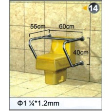 不銹鋼安全扶手-14 (1.2"*1.2mm)60cm*55cm*40cm扶手欄杆 衛浴設備