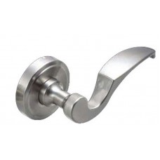 加安水平鎖LYK603 通道鎖 鎖閂60mm 銀色 無鑰匙 防盜鎖管型把手鎖適用 一般房門 鋁硫化銅門